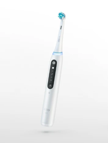 Braun Oral-B iO Series 5 Suaugusiems Besisukantis vibruojantis dantų šepetėlis Balta