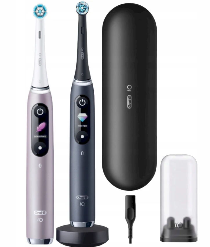 Dantų šepetėlis Braun Oral-B iO 9 Duo juoda/rožinė