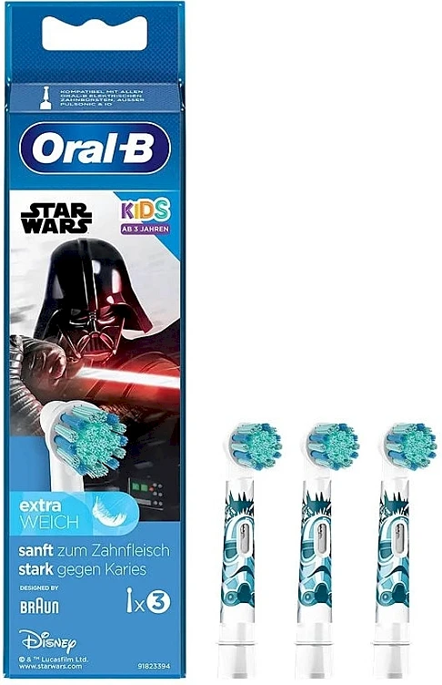 Oral-B Kids Heads Star Wars Replacement Dantų šepetėlis Head