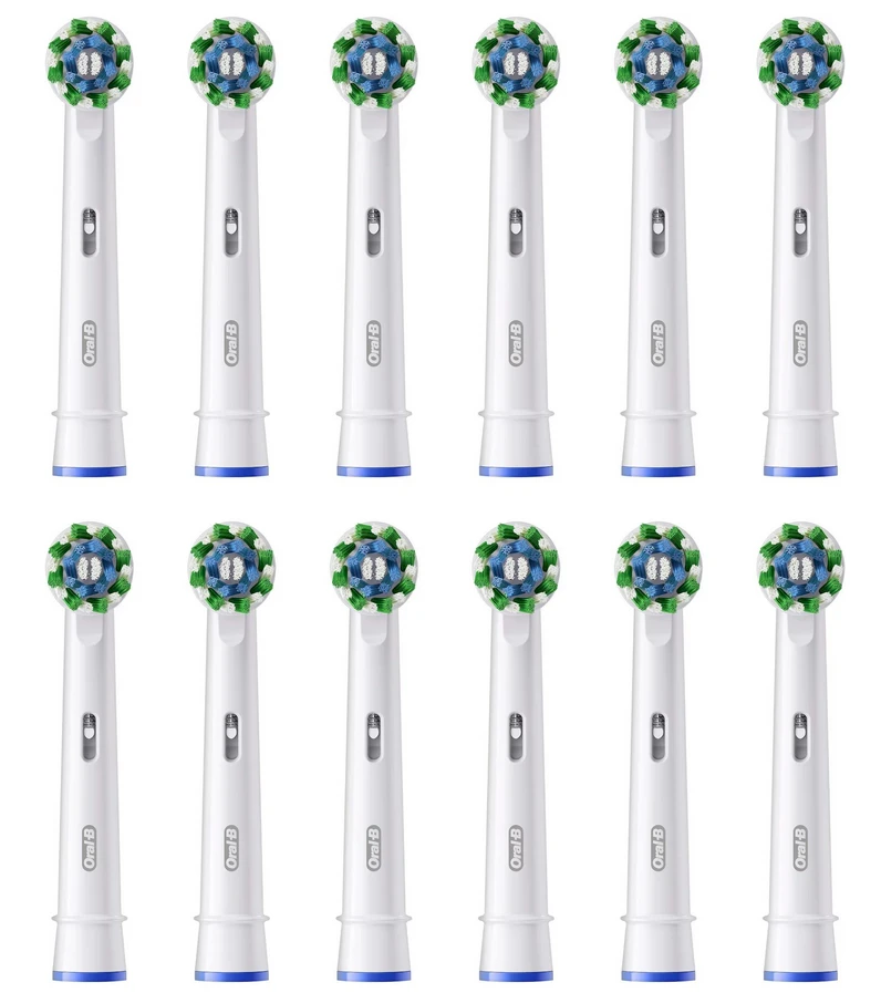 Oral-B Pro Cross Action x12 Dantų šepetėlio galvutės, Balta
