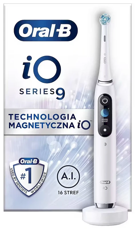 ORAL-B iO Series 9N Elektrinis dantų šepetėlis, baltos spalvos