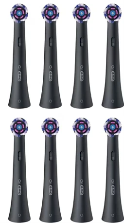 Oral-B iO Radiant Baltas WB-8 | 8 vnt. | juoda