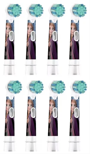 Braun „Oral B“ vaikams užšaldytos pakaitinės dantų šepetėlio galvutės, 8 vnt.