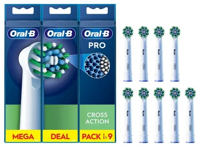 Oral-B Pro Cross Action antgaliai - didelė pakuotė