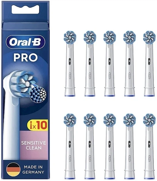 Oral-B dantų šepetėlių galvutės Pro Jautrus Clean 10 pak.