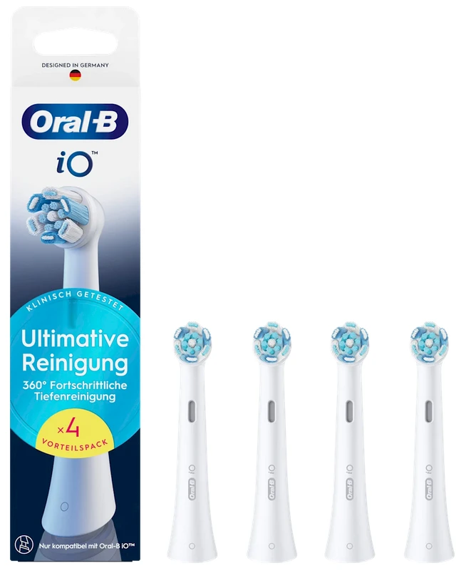 Oral-B iO Ultimate Cleaning galvutės, 4 vnt. pakuotė