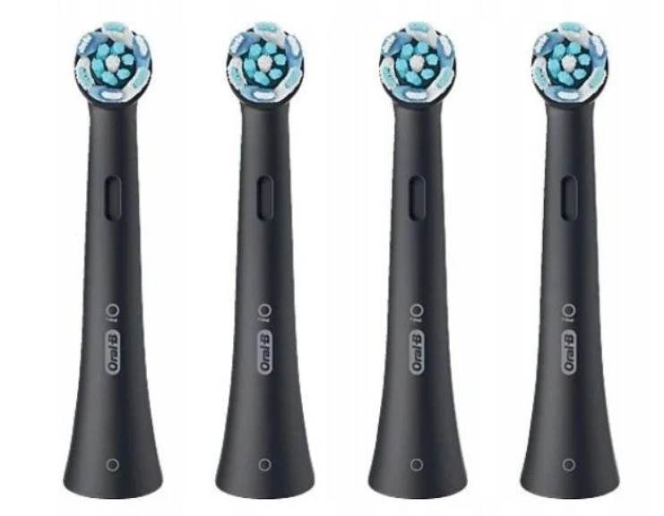 Oral-B iO Ultimate Clean x4 Dantų šepetėlio galvutės, Juoda