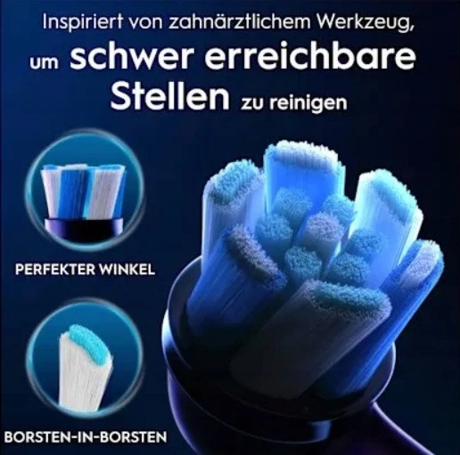 Oral-B iO Ultimate Clean x4 Dantų šepetėlio galvutės, Juoda