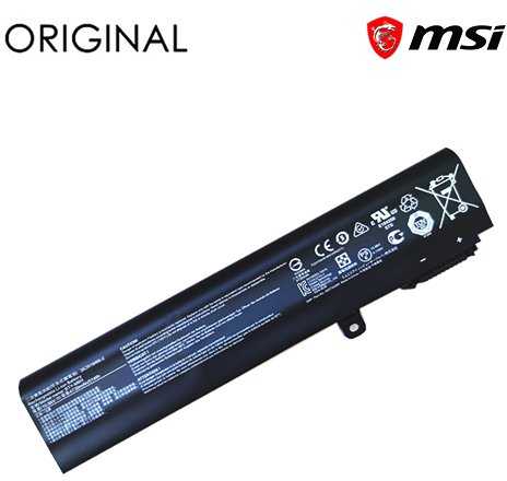 Original BTY-M6H Baterija for MSI Nešiojamas kompiuteris 4730mAh