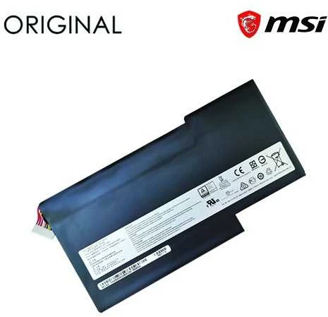 Nešiojamo kompiuterio baterija MSI BTY-M6J, 5700mAh, Original