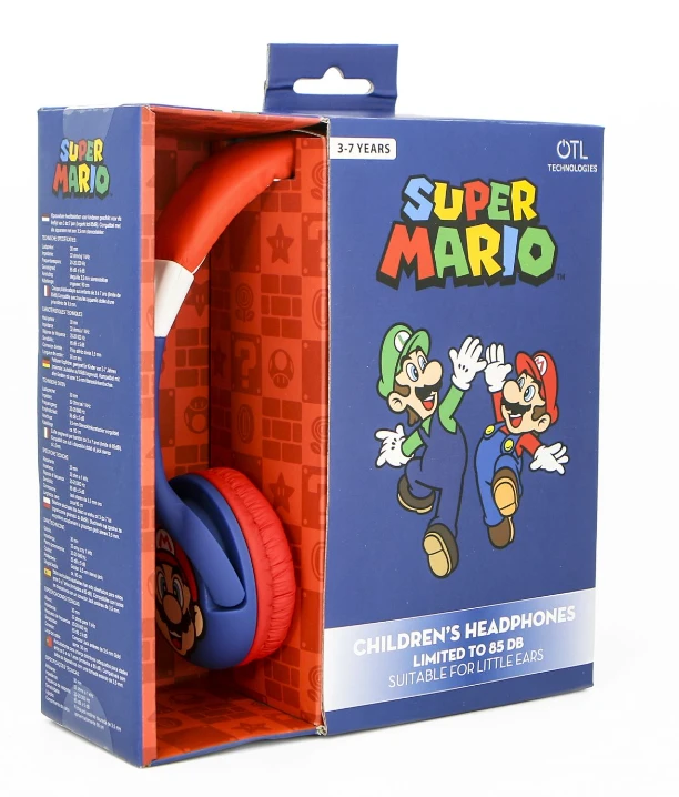 OTL Technologies Super Mario Blue laidinės ausinės vaikams