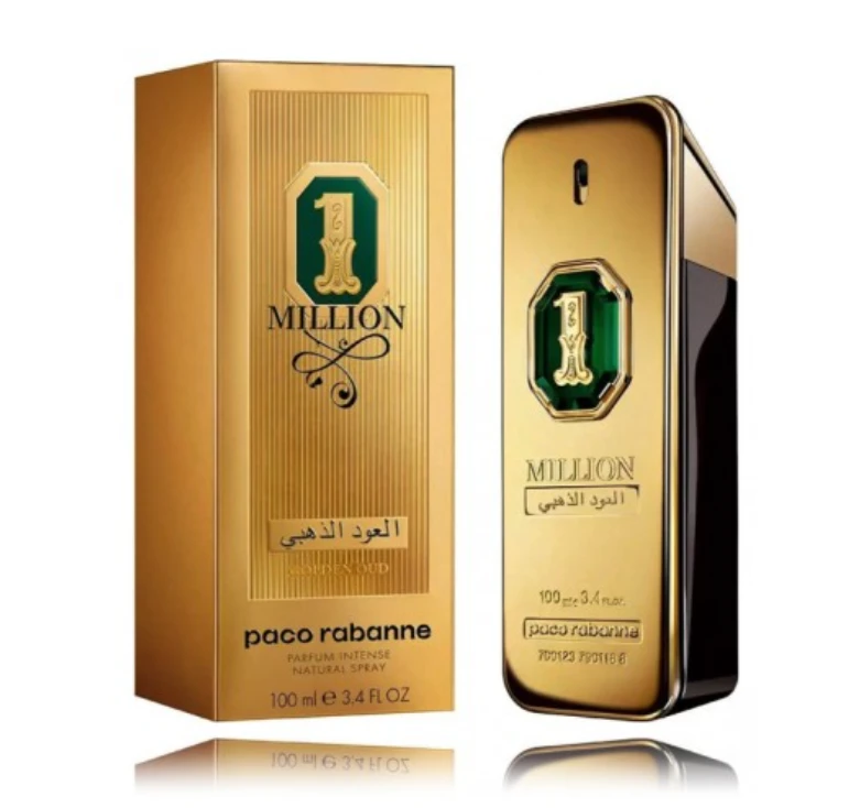 Paco Rabanne 1 Million Golden Oud PP kvepalai vyrams, 100 ml