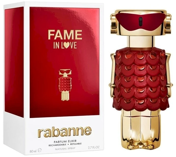 Paco Rabanne Rabanne Fame In Love Parfum Eliksyras PP kvepalai moterims, 80 ml