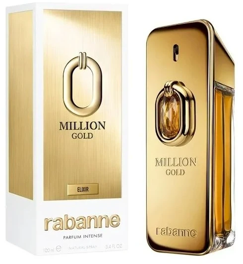 Paco Rabanne Million Gold Eliksyras Parfum Intense Purškiklis, 50 ml