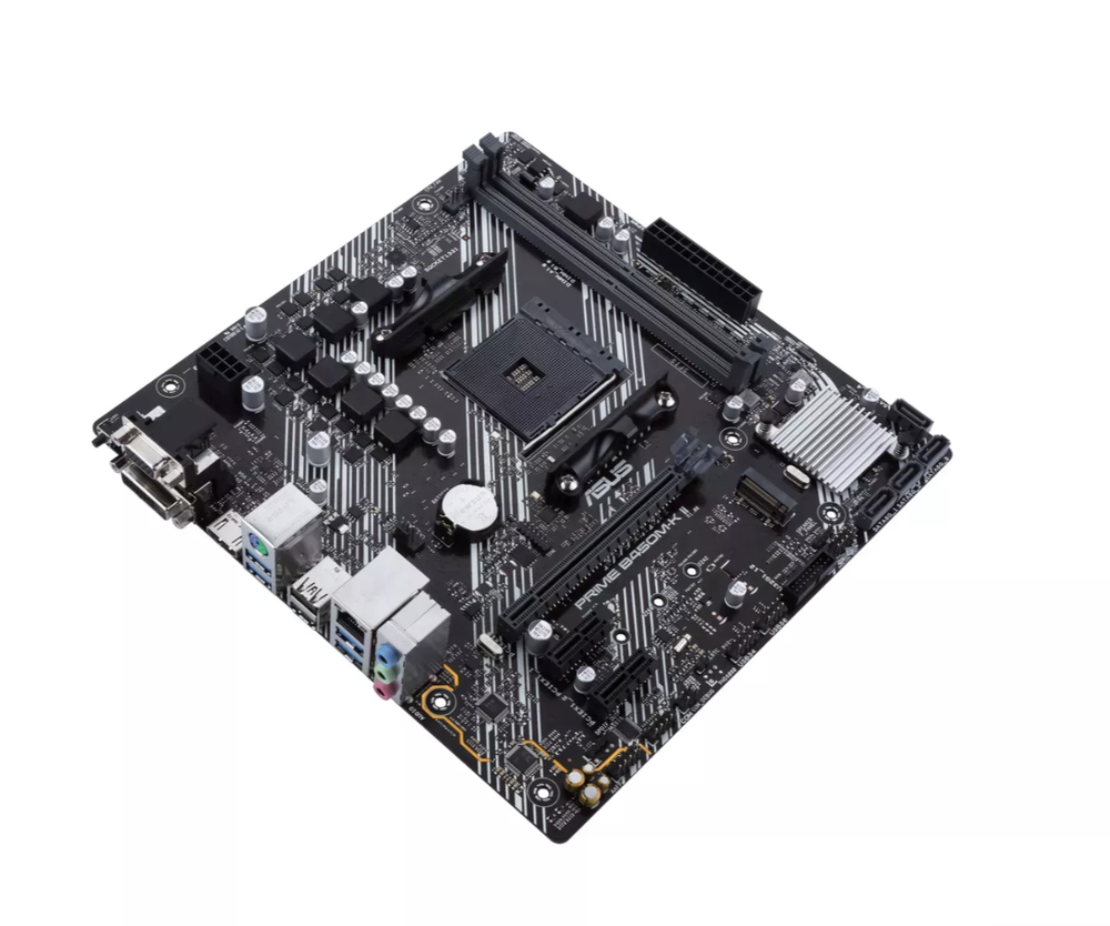 Pagrindinė plokštė Asus PRIME B450M-K II, Micro ATX, AM4, DDR4