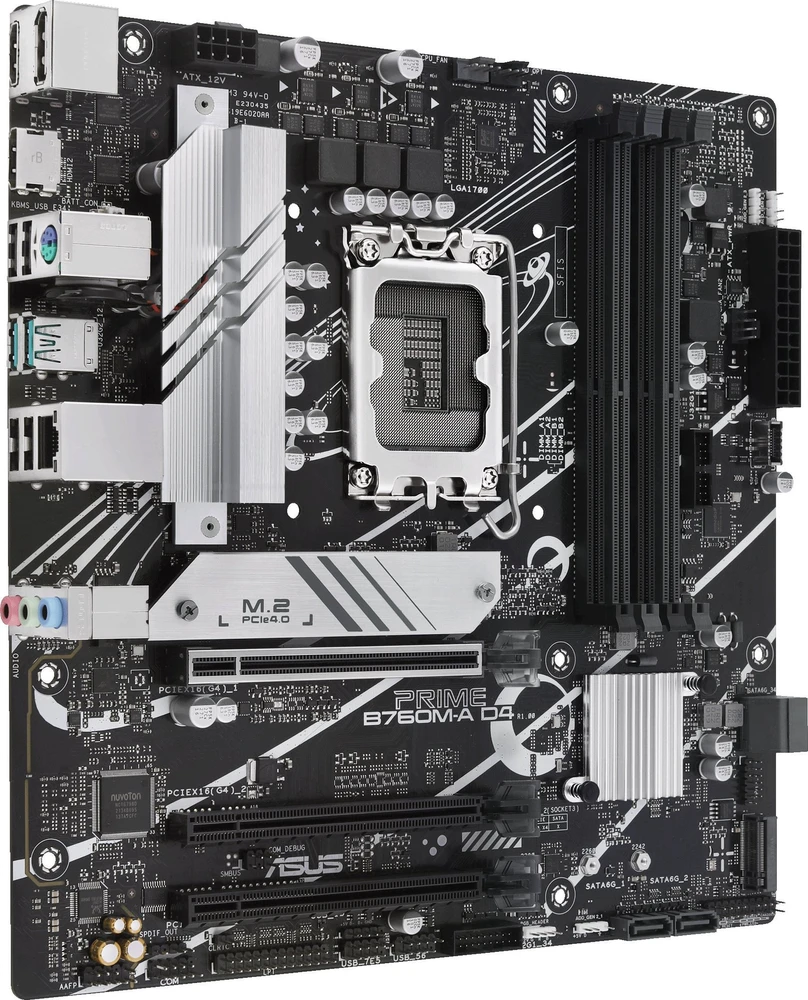 Motininė Plokštė - ASUS PRIME B760M-A D4-CSM Intel B760 LGA 1700 micro ATX