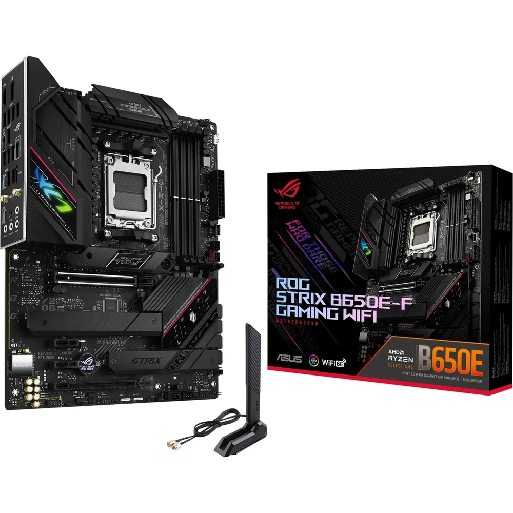 Pagrindinė plokštė ASUS AMD B650/SAM5/ATX/Memory DDR5/Atminties lizdai 4/2xPCI-Express 4.0 1x/1xPCI-Express 4.0 16x/1xPCI-Express 5.0 16x/3xM.2/1xHDMI/1xDisplayPort/4xUSB 2.0/6xUSB 3.2/2xUSB-C/1xRJ45/5xAudio port
