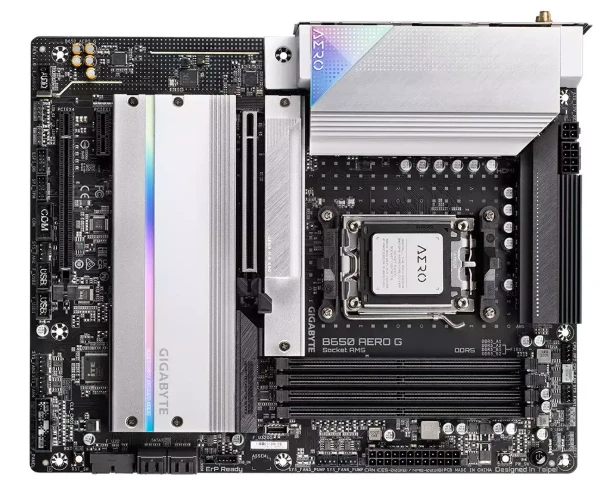 Pagrindinė plokštė GIGABYTE B650 AERO G AM5 1xHDMI 1xDP