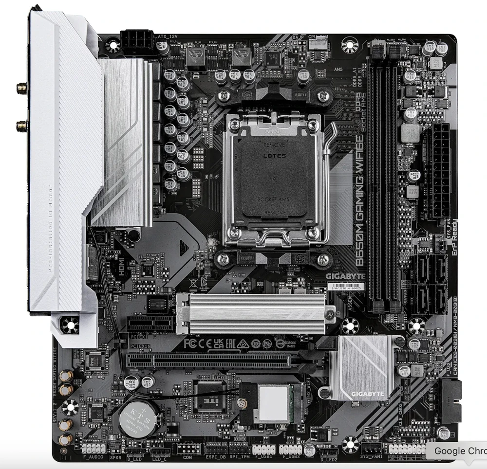 Pagrindinė plokštė GIGABYTE AC97A AM5 2xDDR5 1xM.2 4xSATA