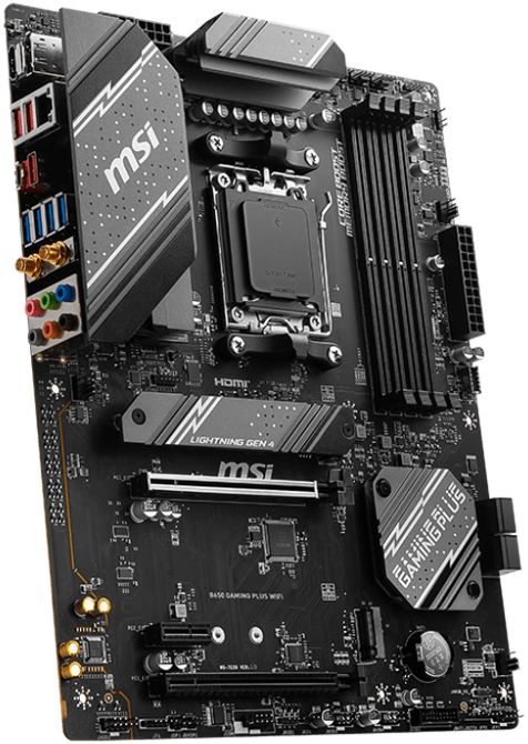 Pagrindinė plokštė MSI AMD B650 GAMING PLUS WIFI, SAM5, ATX