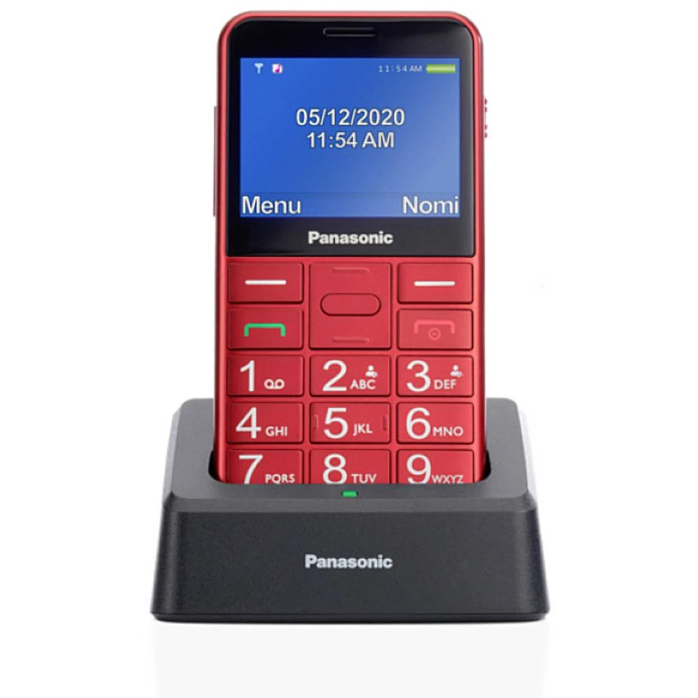 Mobilusis telefonas Panasonic KX-TU155EXBN, Raudonas