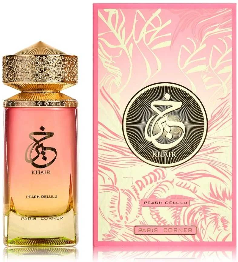 Paris Corner Khair Peach Delulu EDP parfumuotas vanduo unisex, 100 ml