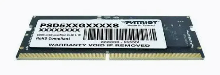 RAM „Patriot Memory Signature Line PSD58G560082“ atminties modulis 8 GB 1 x 8 GB DDR5 5600 MT/s 288 kontaktų UDIMM