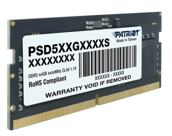 RAM Patriot Memory Signature PSD532G48002S atminties modulis 32 GB 1 x 32 GB DDR5 4800 MHz