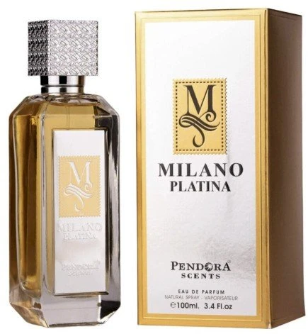 Pendora Scents Milano Platina EDP parfumuotas vanduo vyrams, 100 ml