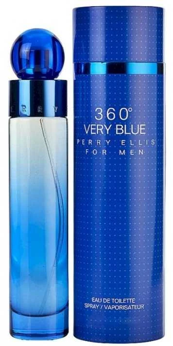 Perry Ellis 360° Very Mėlyna For Men EDT tualetinis vanduo vyrams, 200 ml