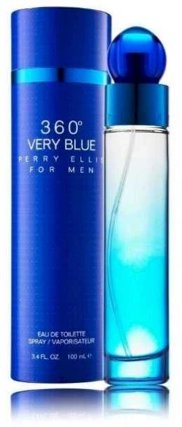 Perry Ellis 360° Very Mėlyna For Men EDT tualetinis vanduo vyrams, 100 ml