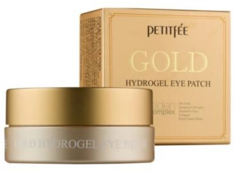 Petitfee Gold Hydrogel Eye Patch Hidrogelinės paakių pagalvėlės, 60 vnt.