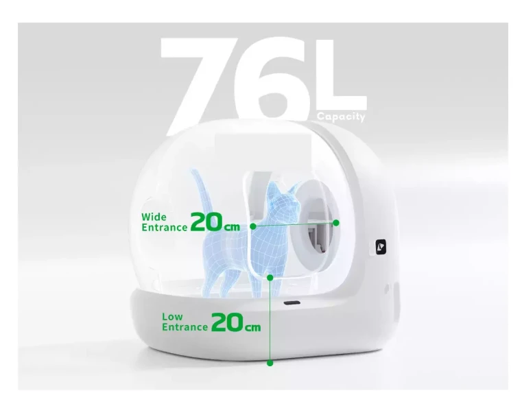 Savaime išsivalantis kačių tualetas-robotas PETKIT Pura Max 2