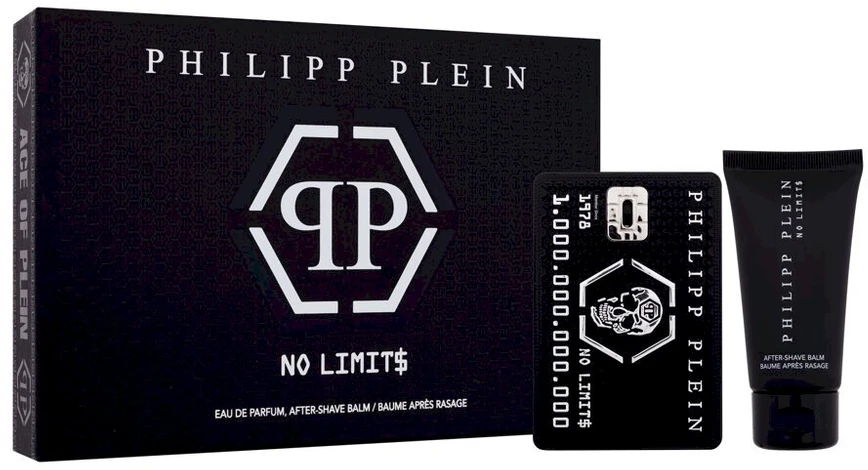 Philipp Plein No Limit$ EDP rinkinys vyrams (EDP 50 ml + Balzamas po skutimosi 50 ml)