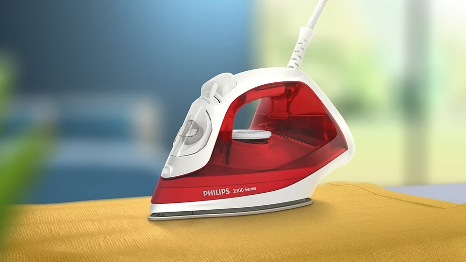 Garų lygintuvas Philips 2000 Serija DST2010/40, raudonas