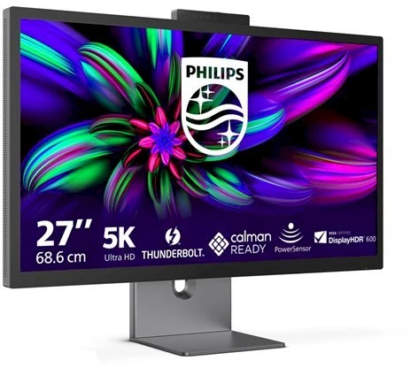 Monitorius „Mmd“ monitoriai, ekranai „PHILIPS 27E3U7903/00“, 27 colių, 5K, IPS, 70 Hz, 16:9, HDMI 2.1