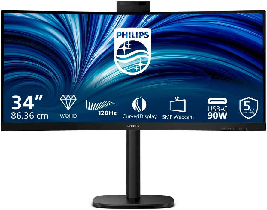 Monitorius „Philips 34B2U3600CH/00“ – 60 Hz | UWQHD | VA | 34 colių | 4 ms | HDR10