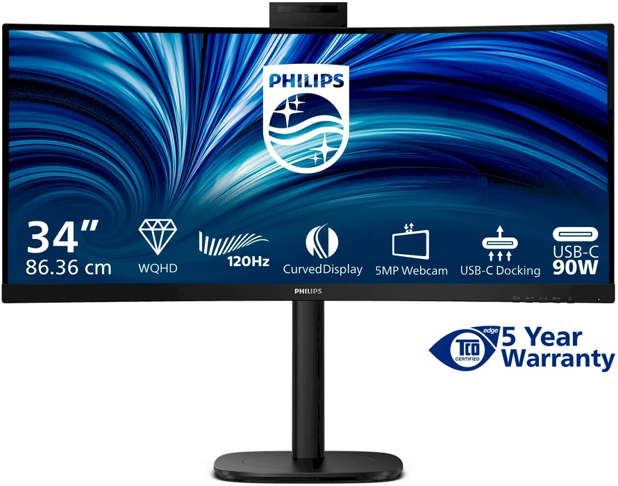 Monitorius „Philips 34B2U3600CH/00“ – 60 Hz | UWQHD | VA | 34 colių | 4 ms | HDR10