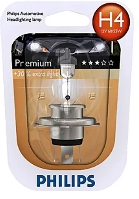 Lean Cars „Philips“ lemputė H4 12V/60/55W P43T-38 +30% matomumas 1 vnt.