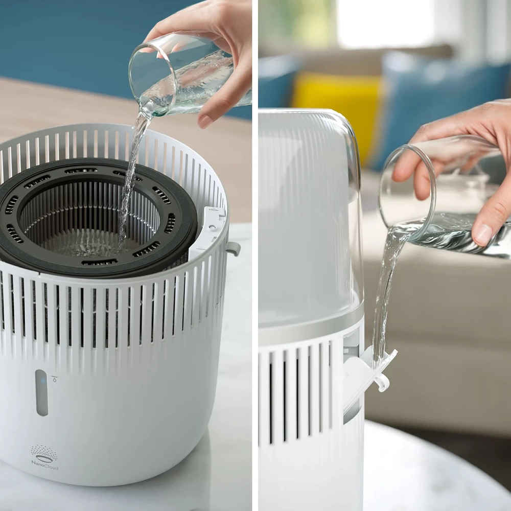 Philips | Oro drėkintuvas | HU5710/00 5000 serija | Vanduo bako talpa 4,5 l | Tinka iki 56 m² patalpoms | NanoCloud technologija | Drėkinimo našumas 400 ml/val. | Baltas