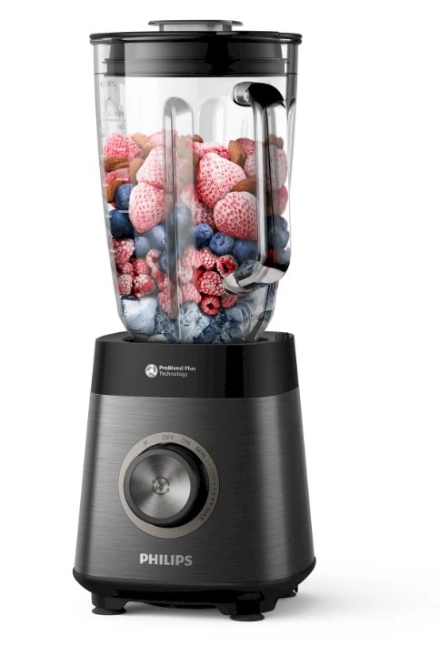 Philips Maišytuvas | HR3041/00 | Stalviršis | 1200 W | Stiklainio medžiaga Stiklas | Stiklainio talpa 1,5 L | Ledo smulkinimas | Juodas