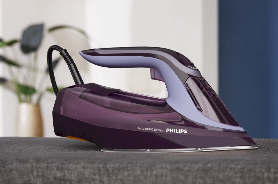 Philips | DST8021/30 | Garų lygintuvas | Continuous steam 55 g/min | Steam boost performance 240 g/min | Violetinė