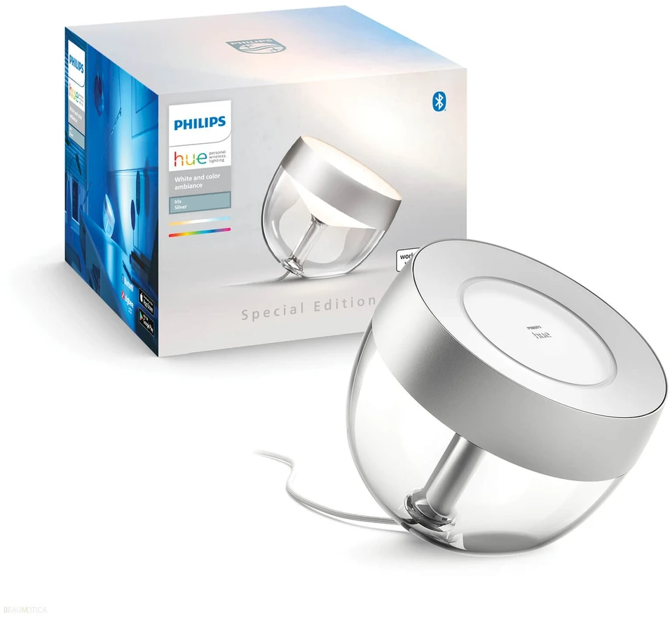 Philips Hue | Hue Iris Portable Lamp, Sidabrinis Special Edition | Sidabrinis | Portable lamp