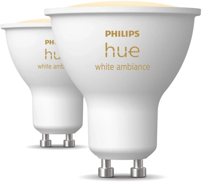 Philips Hue Smart Spotlight, 2 vnt pakuotės | GU10 | 4,2 W | Šiltas iki šaltas baltas lengvas