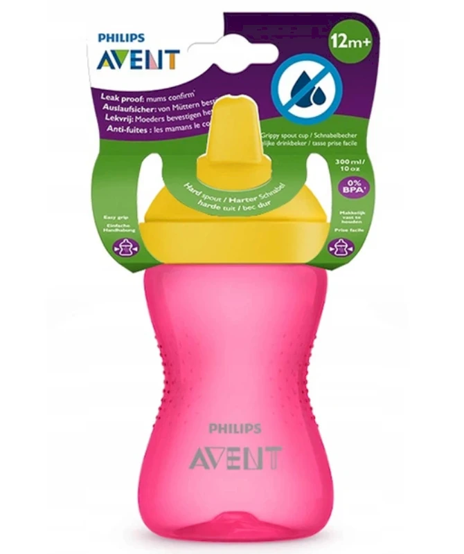 Philips AVENT „My Grippy“ puodelis su kietu snapeliu, 300 ml / 10 oz, 18 mėn.+