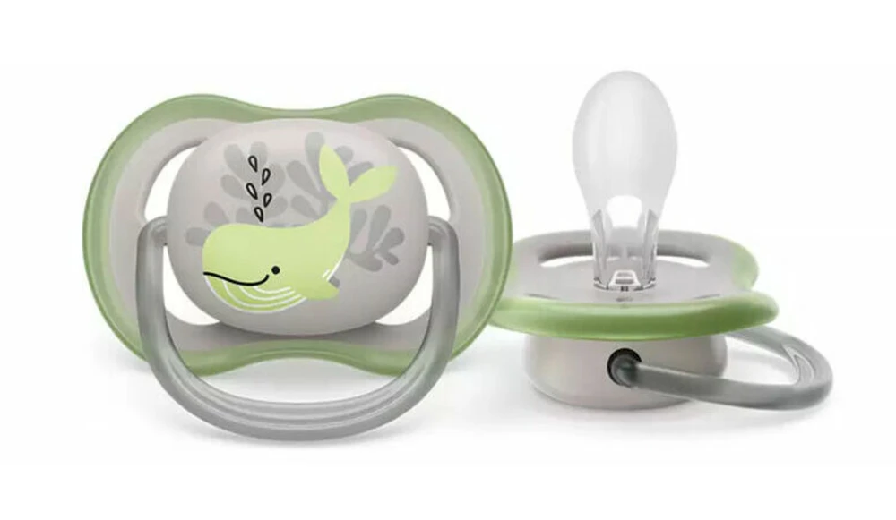 Philips Avent Ultra Air čiulptukas 1 vnt., dydis 6-18 mėn., banginis
