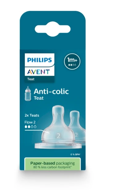 Philips Žindukas buteliukui SCY762/02 A/COLIC 1+