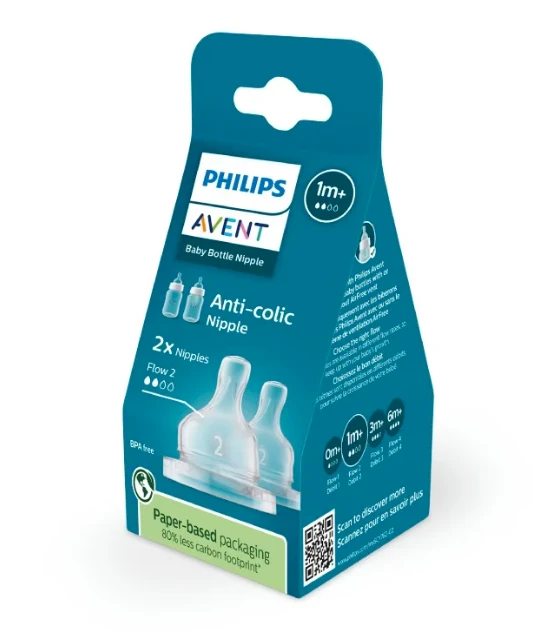 Philips Žindukas buteliukui SCY762/02 A/COLIC 1+