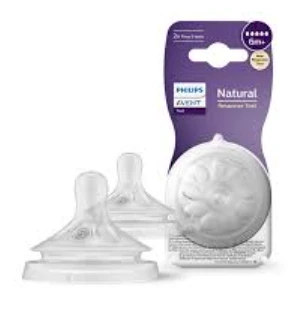 Philips AVENT Natural Response 6+ mėn. Nr. 5 vidutinės tėkmės žindukai, 2 vnt.