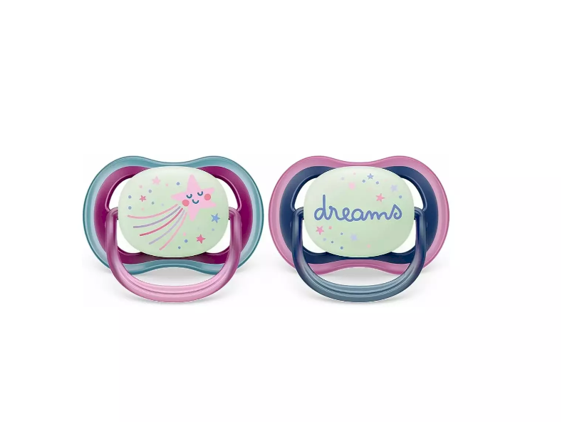 Philips AVENT SCF376/14 Čiulptukas Ultra Nighttime 6-18 sapnai/kometos mergina